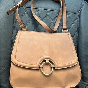 Bulldog Concealed Carry Purse - Cross Body Caramel